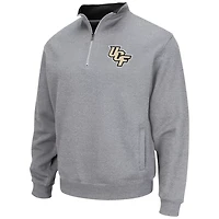 Colosseum Heathered Gray UCF Knights Tortugas Team Logo Quarter-Zip Jacket