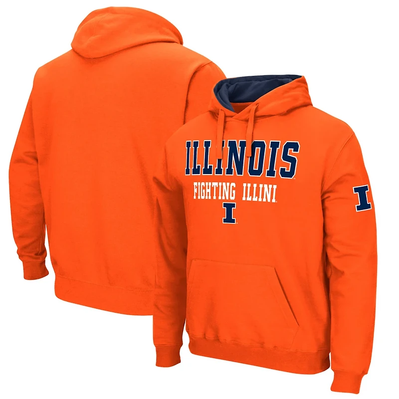 Colosseum Illinois Fighting Illini Sunrise Pullover Hoodie