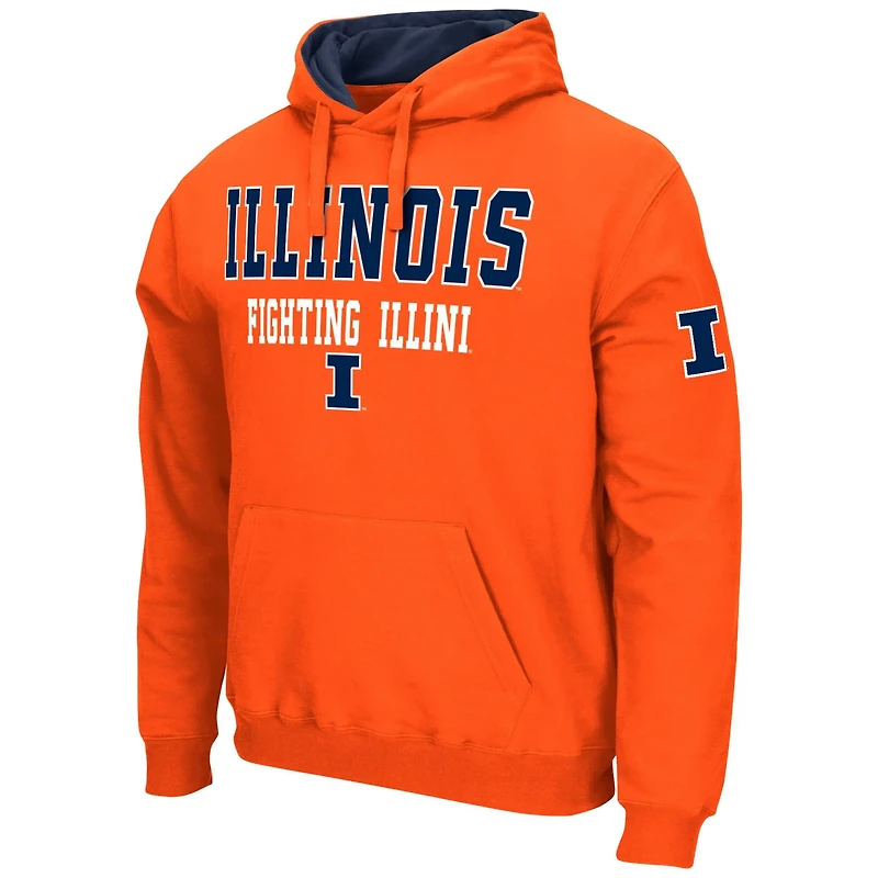 Colosseum Illinois Fighting Illini Sunrise Pullover Hoodie