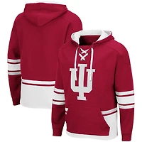 Colosseum Indiana Hoosiers Lace Up 30 Pullover Hoodie
