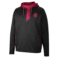 Colosseum Indiana Hoosiers Luge 30 Quarter-Zip Hoodie