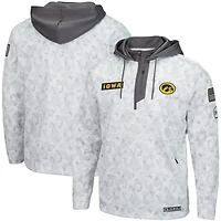 Colosseum Iowa Hawkeyes OHT Military Appreciation Quarter-Zip Hoodie