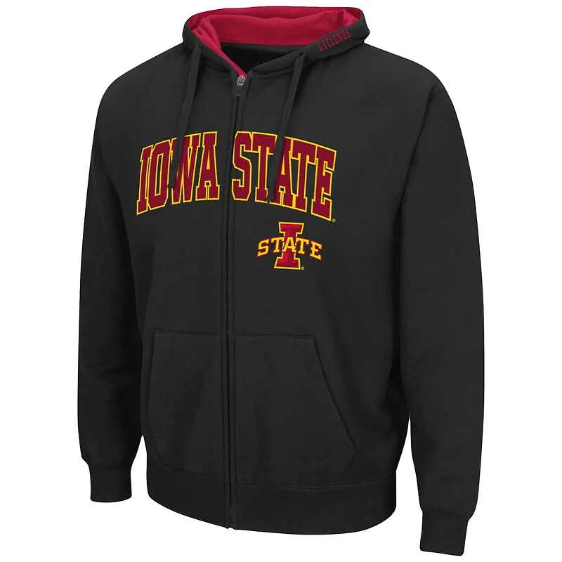 Colosseum Iowa State Cyclones Arch Logo 30 Full-Zip Hoodie