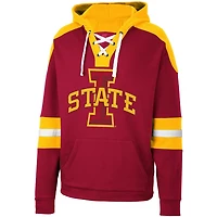 Colosseum Iowa State Cyclones Lace-Up 40 Pullover Hoodie