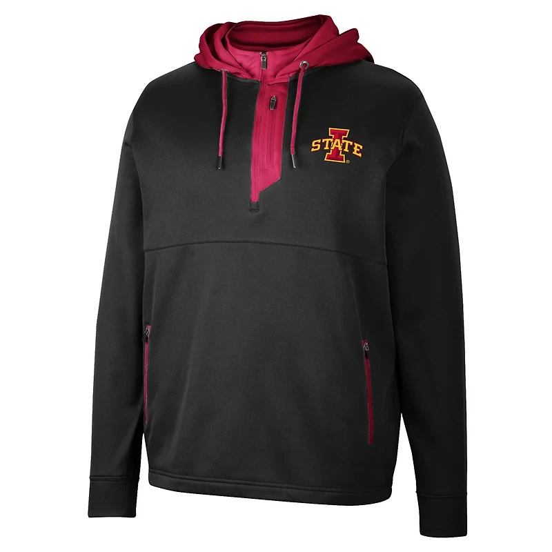 Colosseum Iowa State Cyclones Luge 30 Quarter-Zip Hoodie