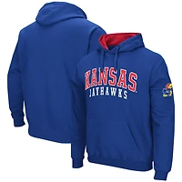 Colosseum Kansas Jayhawks Double Arch Pullover Hoodie