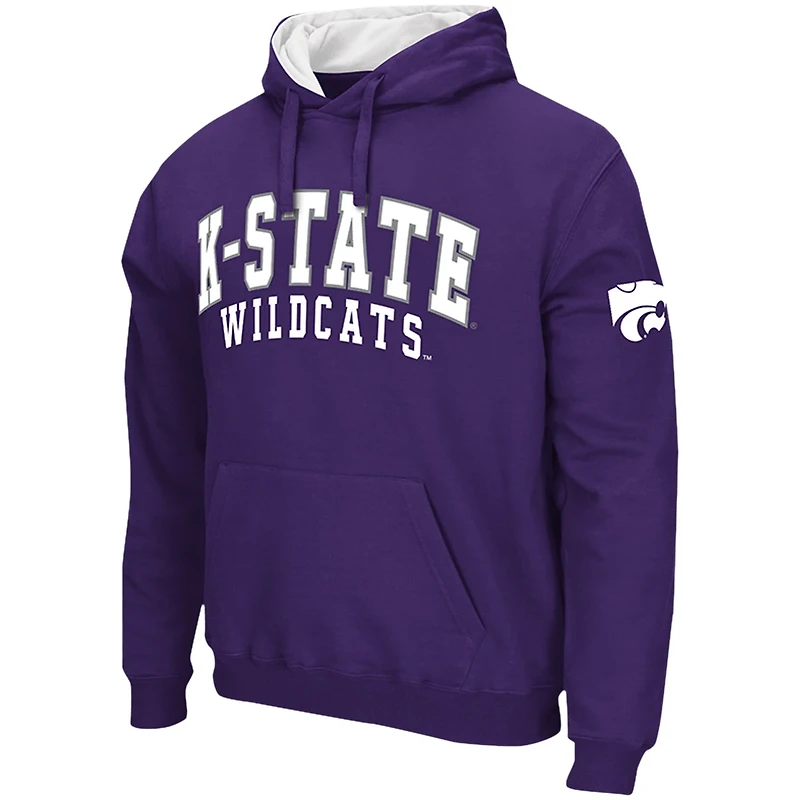 Colosseum Kansas State Wildcats Double Arch Pullover Hoodie