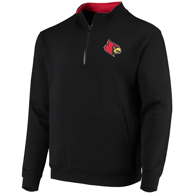 Colosseum Louisville Cardinals Tortugas Logo Quarter-Zip Jacket