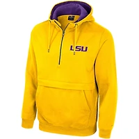 Colosseum LSU Tigers Half-Zip Hoodie