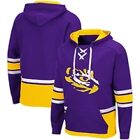 Colosseum LSU Tigers Lace Up 30 Pullover Hoodie