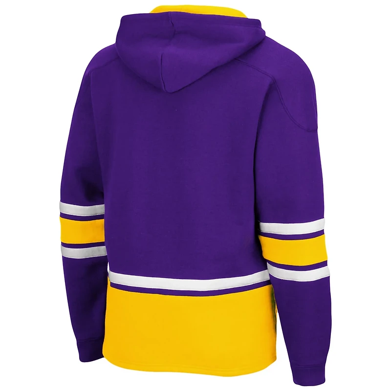 Colosseum LSU Tigers Lace Up 30 Pullover Hoodie
