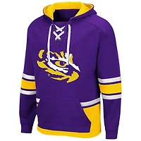 Colosseum LSU Tigers Lace Up 30 Pullover Hoodie