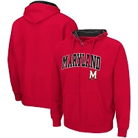 Colosseum Maryland Terrapins Arch  Logo 30 Full-Zip Hoodie