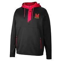Colosseum Maryland Terrapins Luge 30 Quarter-Zip Hoodie