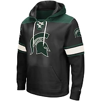 Colosseum Michigan State Spartans 20 Lace-Up Pullover Hoodie