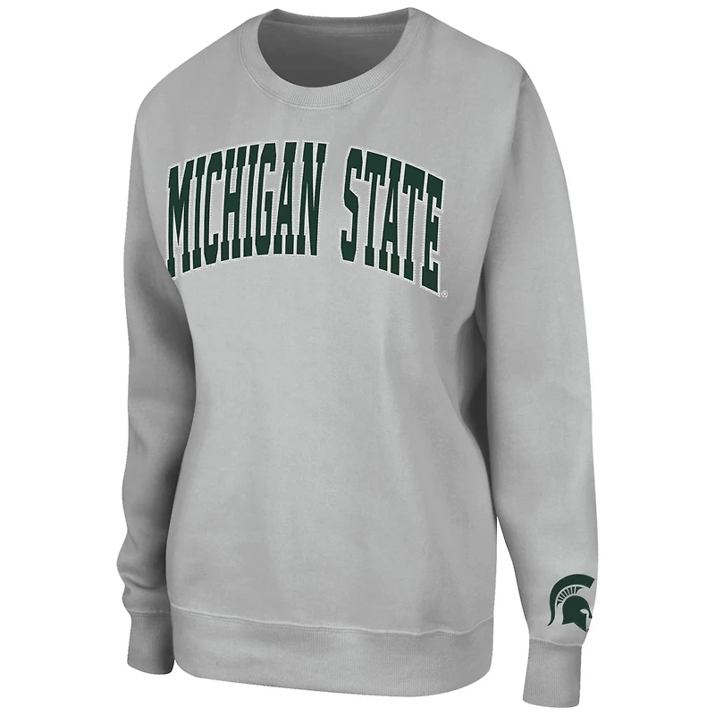 Colosseum Michigan State Spartans Campanile Pullover Sweatshirt