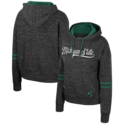 Colosseum Michigan State Spartans Catherine Speckle Pullover Hoodie