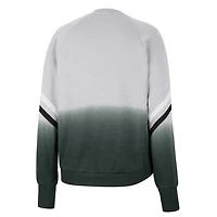 Colosseum Michigan State Spartans Cue Cards Dip-Dye Raglan Pullover Sweatshirt