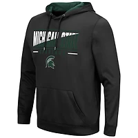 Colosseum Michigan State Spartans Slash Stack 20 Pullover Hoodie