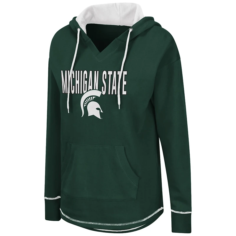 Colosseum Michigan State Spartans Tunic Pullover Hoodie