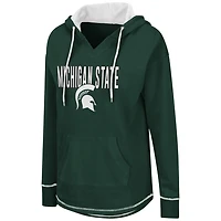 Colosseum Michigan State Spartans Tunic Pullover Hoodie
