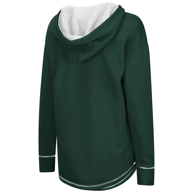 Colosseum Michigan State Spartans Tunic Pullover Hoodie