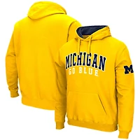 Colosseum Michigan Wolverines Double Arch Pullover Hoodie