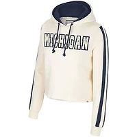 Colosseum Michigan Wolverines Perfect Date Cropped Pullover Hoodie