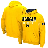 Colosseum Michigan Wolverines Sunrise Pullover Hoodie