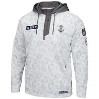 Colosseum Midshipmen OHT Military Appreciation Quarter-Zip Hoodie