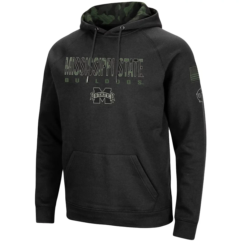 Colosseum Mississippi State Bulldogs OHT Military Appreciation Camo Pullover Hoodie