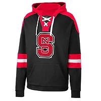 Colosseum NC State Wolfpack Lace-Up 40 Pullover Hoodie