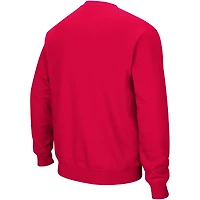 Colosseum Nebraska Huskers Arch  Logo Crew Neck Sweatshirt