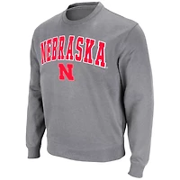 Colosseum Nebraska Huskers Arch  Logo Pullover Sweatshirt