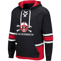 Colosseum Nebraska Huskers Lace Up 30 Pullover Hoodie