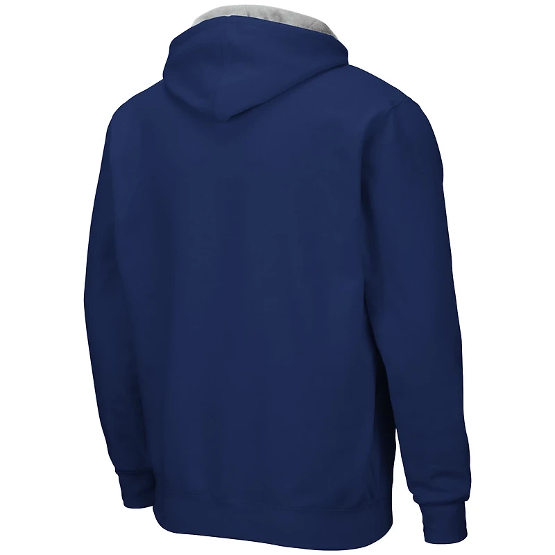 Colosseum Nevada Wolf Pack Arch  Logo 30 Full-Zip Hoodie