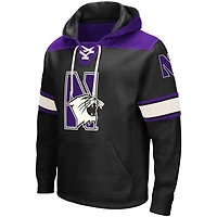 Colosseum Northwestern Wildcats 20 Lace-Up Pullover Hoodie