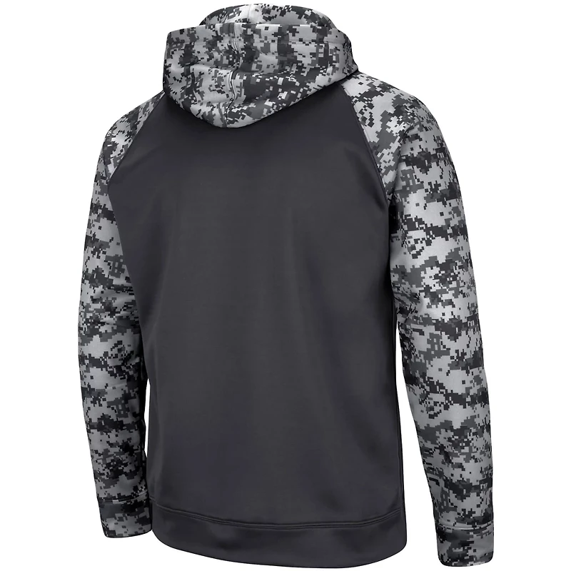 Colosseum Northwestern Wildcats OHT Military Appreciation Digital Camo Pullover Hoodie