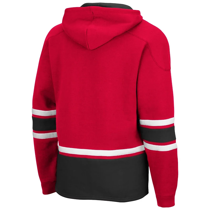 Colosseum Ohio State Buckeyes Lace Up 30 Pullover Hoodie