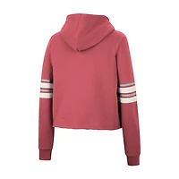 Colosseum Ohio State Buckeyes Retro Cropped Pullover Hoodie