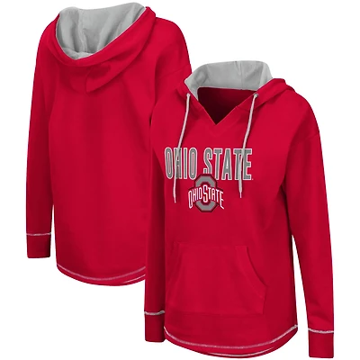 Colosseum Ohio State Buckeyes Tunic Pullover Hoodie