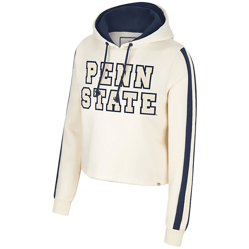 Colosseum Penn State Nittany Lions Perfect Date Cropped Pullover Hoodie