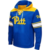 Colosseum Pitt Panthers 20 Lace-Up Pullover Hoodie