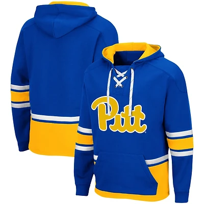 Colosseum Pitt Panthers Lace Up 30 Pullover Hoodie