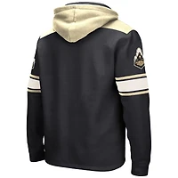 Colosseum Purdue Boilermakers Big  Tall Hockey Lace-Up Pullover Hoodie