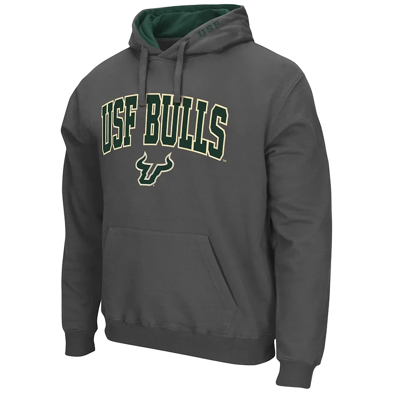 Colosseum South Florida Bulls Arch and Logo Pullover Hoodie