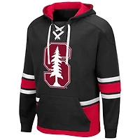 Colosseum Stanford Cardinal Lace Up 30 Pullover Hoodie