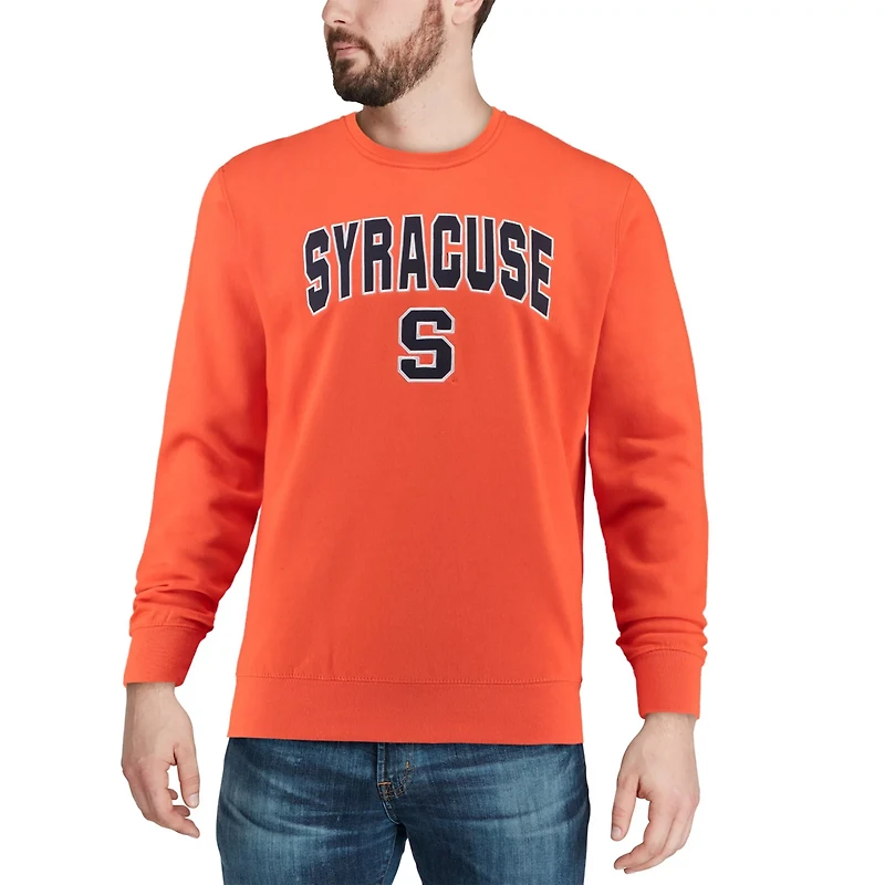 Colosseum Syracuse Arch  Logo Crew Neck Sweatshirt