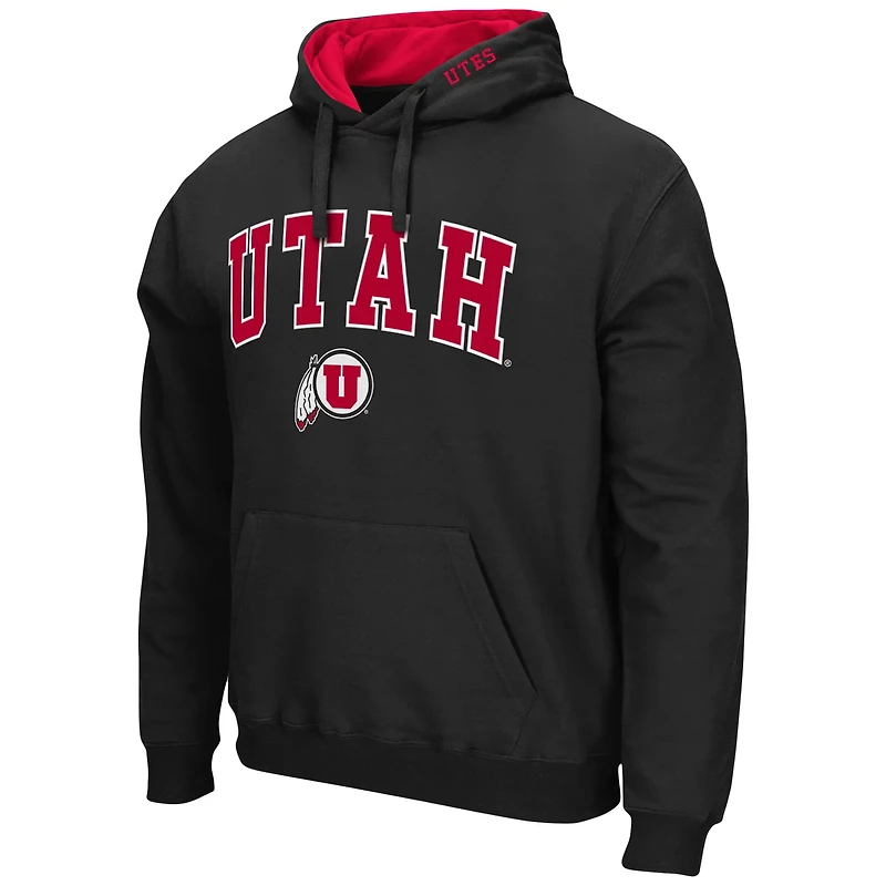 Colosseum Utah Utes Arch and Logo Pullover Hoodie
