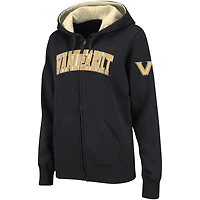 Colosseum Vanderbilt Commodores Arched Name Full-Zip Hoodie